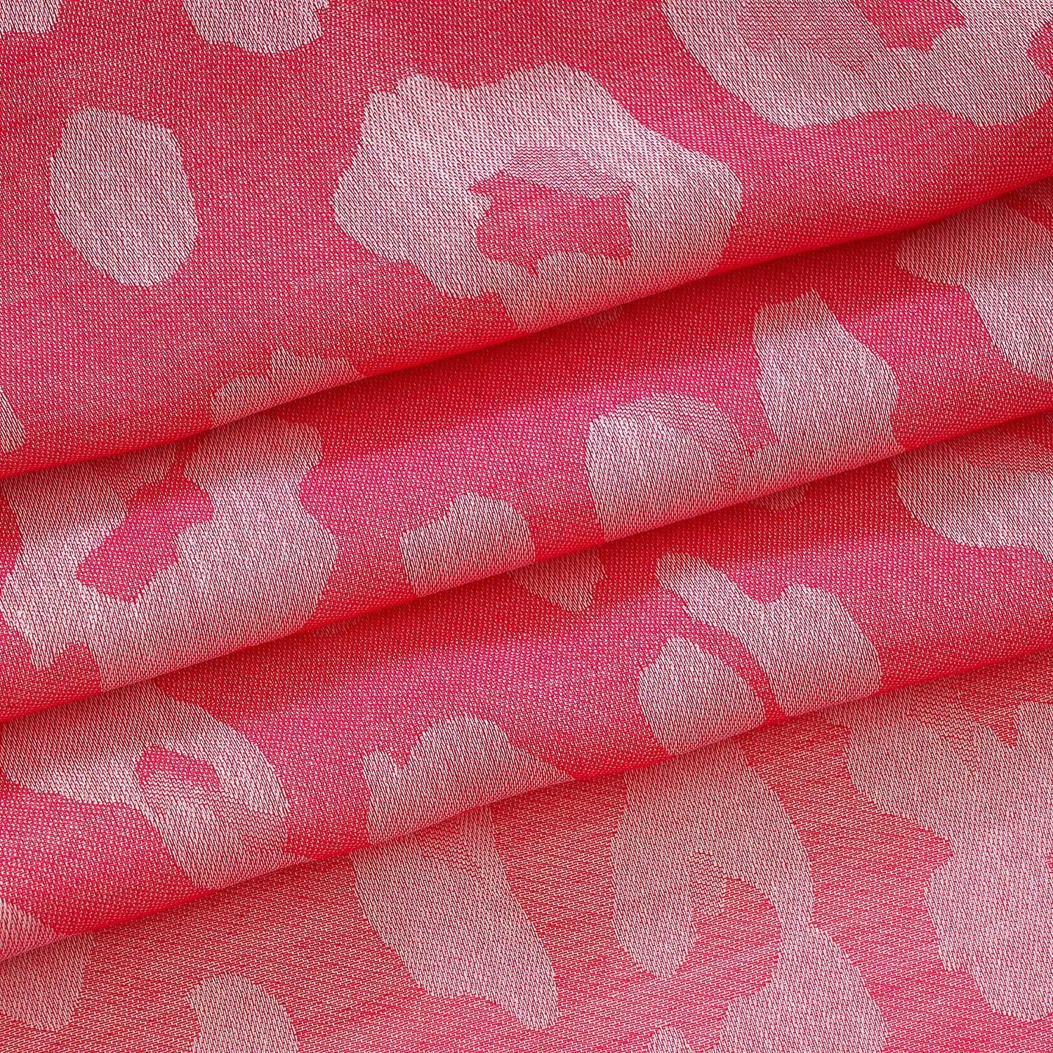 - Maisi 100% Cotton Printed Square Scarf (140 x 140 cm) - Pink