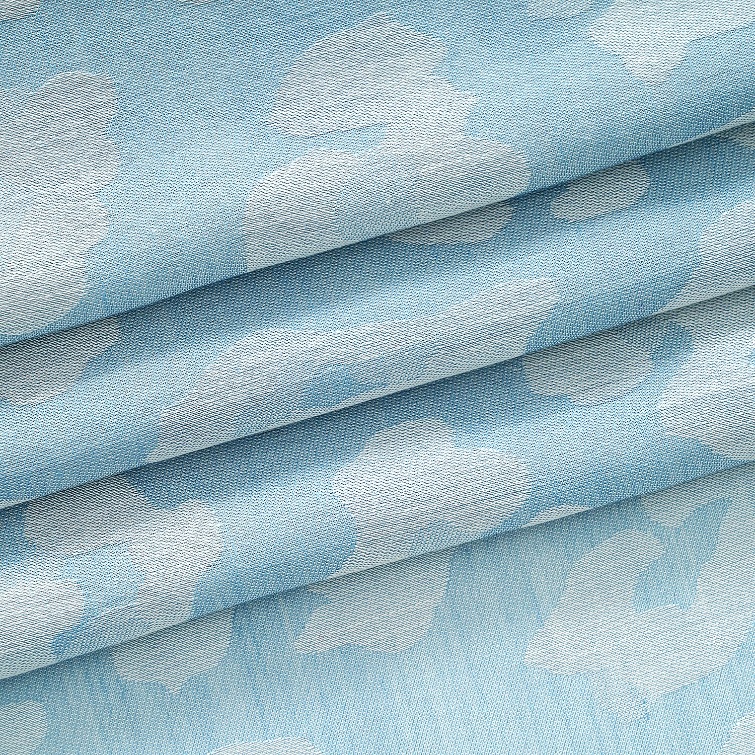 - Maisi 100% Cotton Printed Square Scarf (140 x 140 cm) - Blue