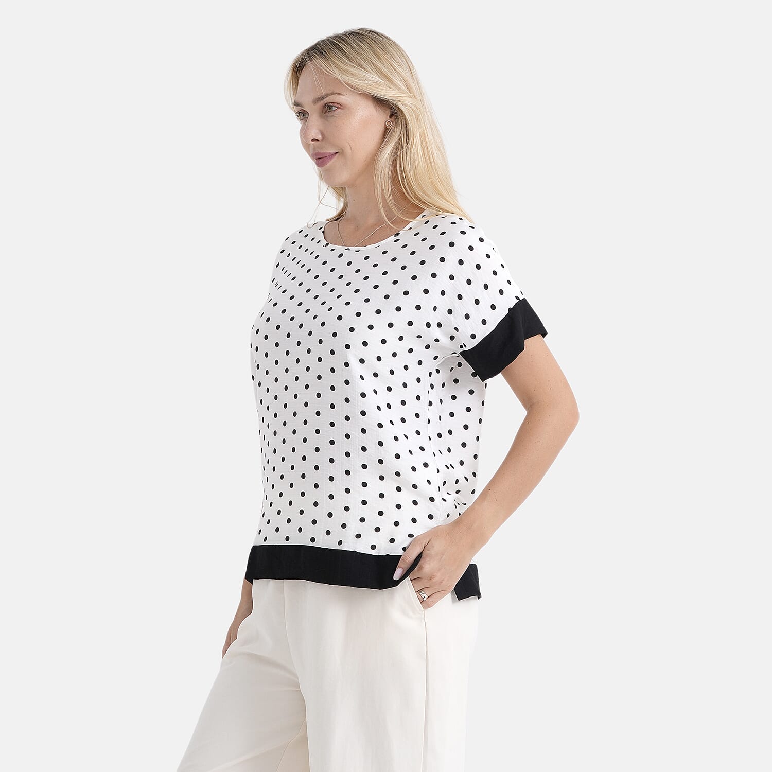 La Marey Printed Blouse