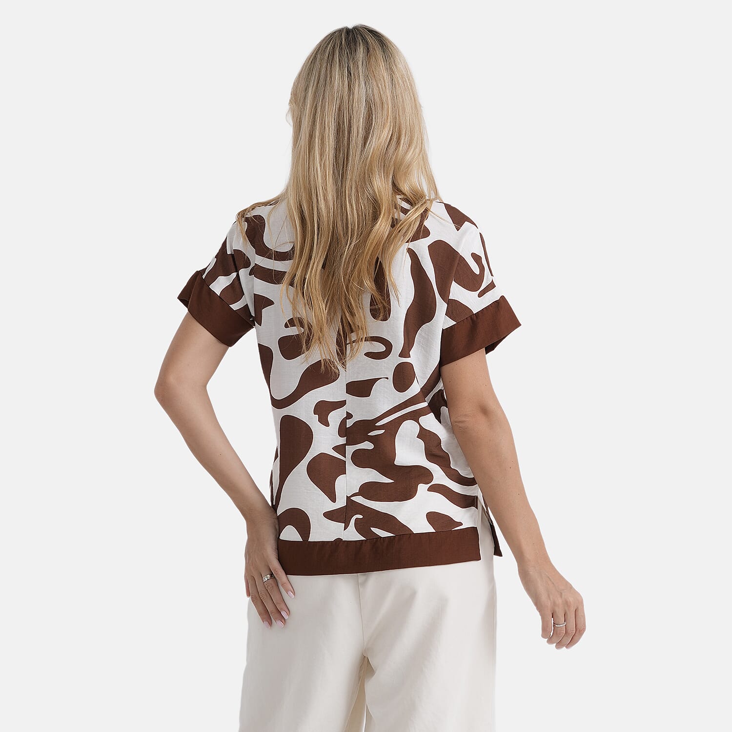 La Marey Printed Blouse