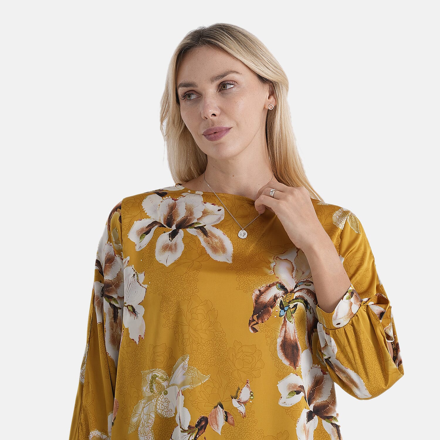 La Marey Printed Blouse 