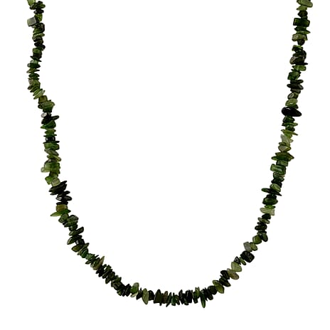 Nephrite Jade Chips Necklace (Size - 32) 353.00 Ct.