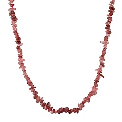Cacoxenite Chips Necklace (Size - 32) 353.00 Ct.