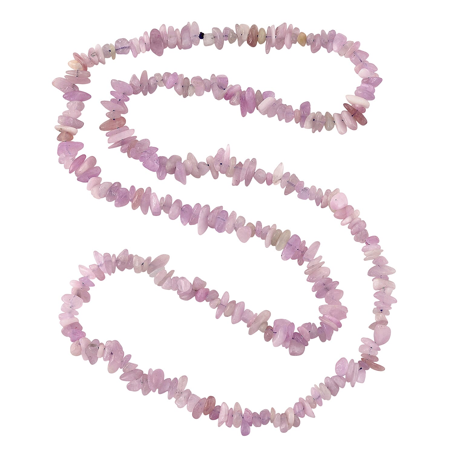 Kunzite Chips Necklace (Size - 32) 353.00 Ct.