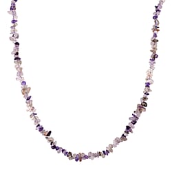 Cacoxenite Chips Necklace (Size - 32) 353.00 Ct.