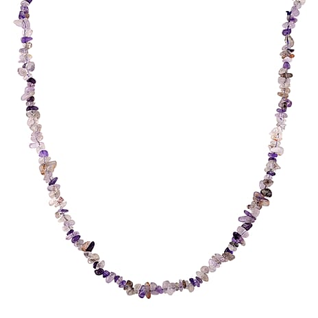 Cacoxenite Chips Necklace (Size - 32) 353.00 Ct.