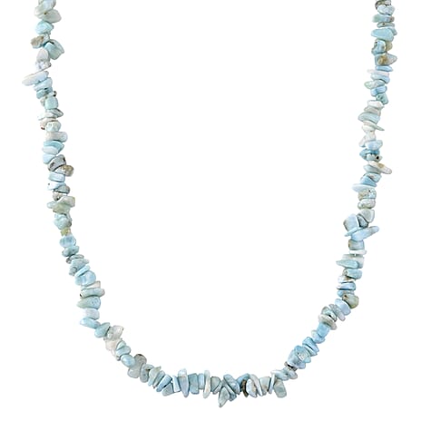 Larimar Chips Necklace (Size - 18-2 Ext) 353.00 Ct.