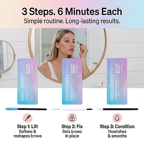 Elevate Brows - The Original DIY Brow Lamination Kit, Thio and Ammonia Free