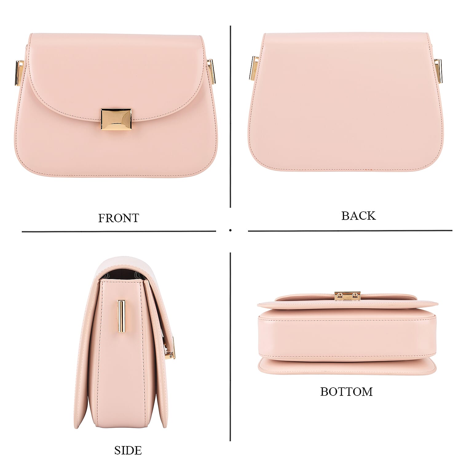 Valissiere Crossbody Bag (Size - One Size) - Pink - Brown