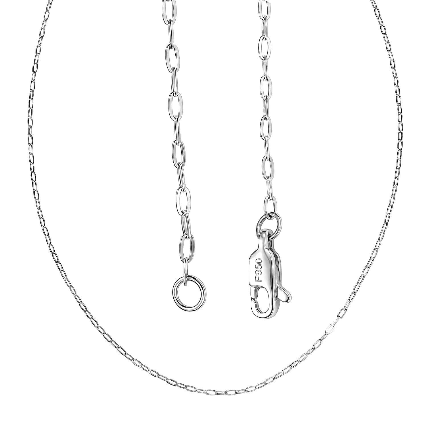 950 Platinum Chain (Size - 20), Platinum Wt. 2.40 Gms
