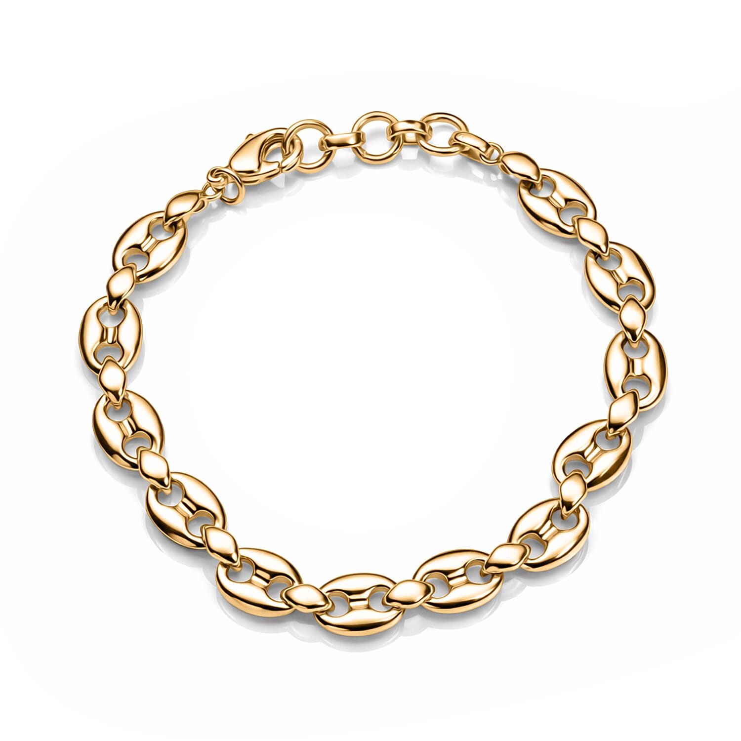 EverTrue Bracelet (Size - 7.5) in Yellow Gold Tone, Gold Wt. 10.92 Gms