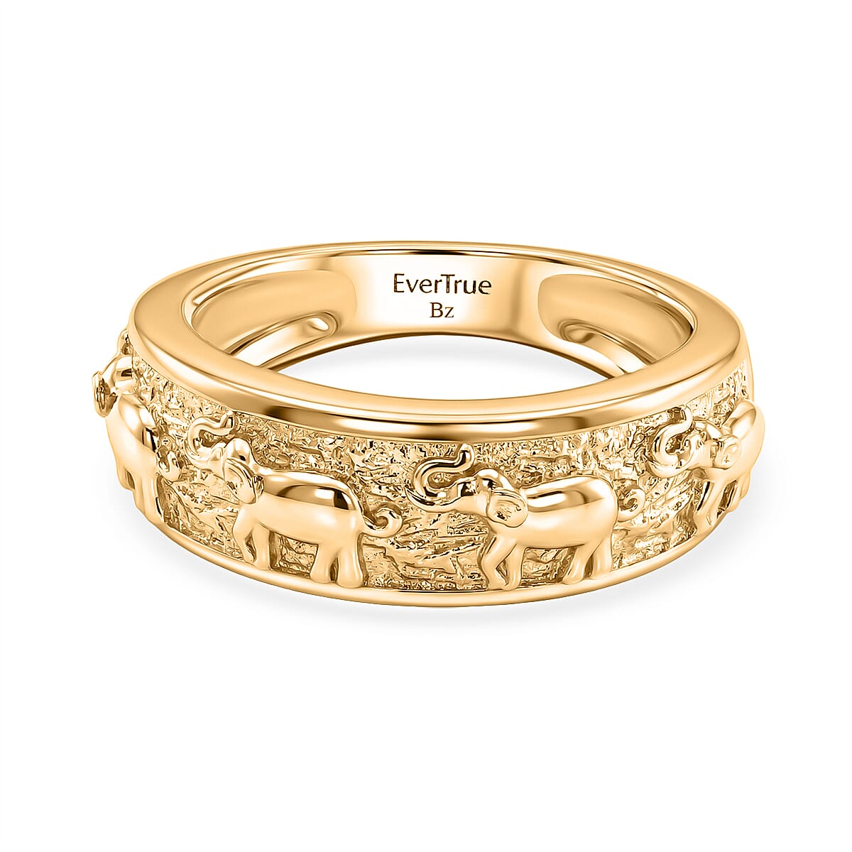 EverTrue Living Creature Ring in Yellow Gold Tone