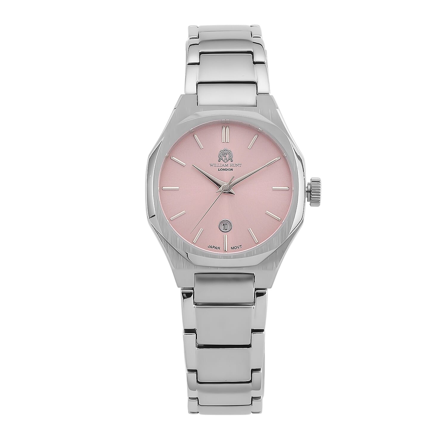 William Hunt Watch Pure White Stainless Steel