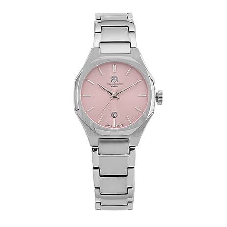 William Hunt Watch Pure White Stainless Steel