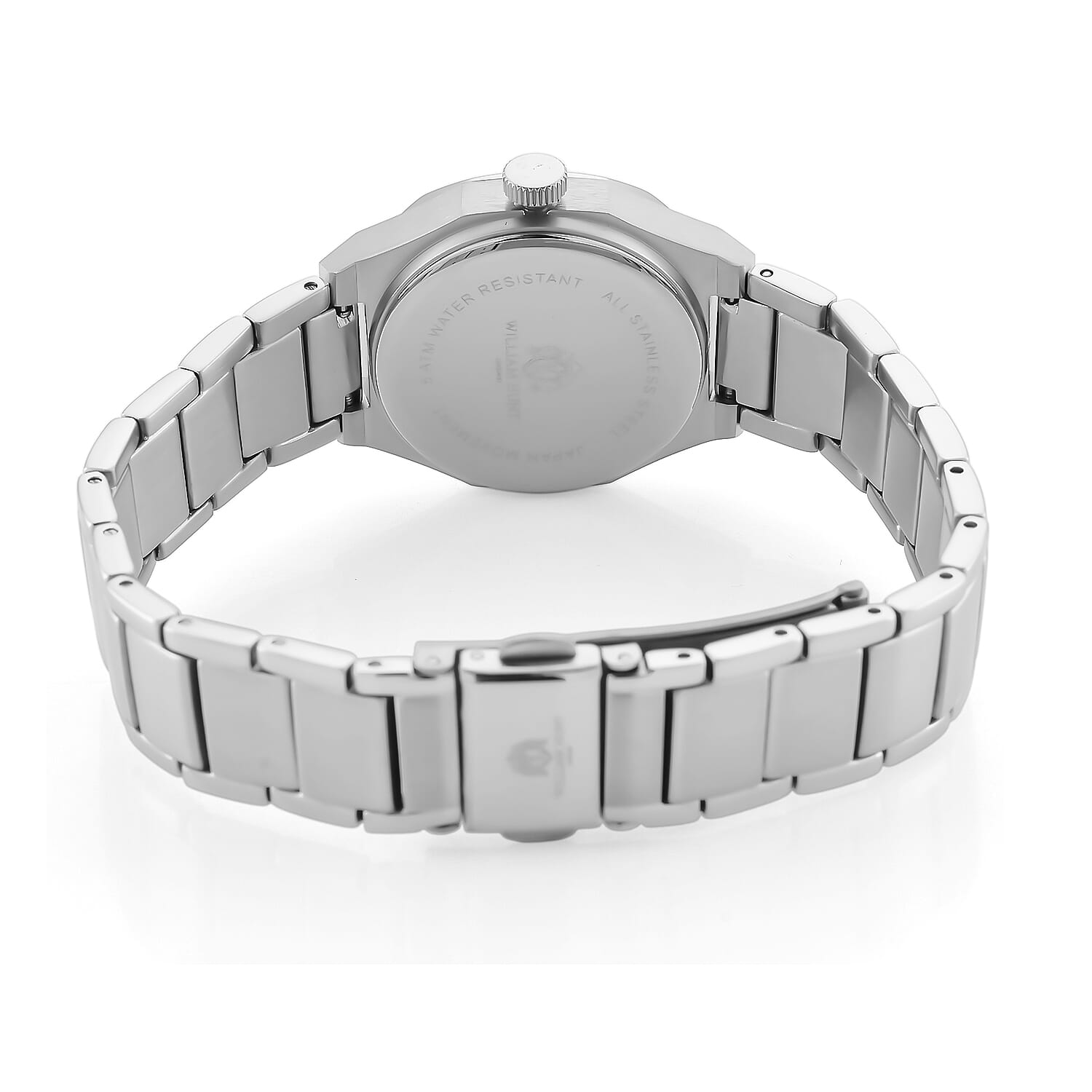 William Hunt Watch Pure White Stainless Steel