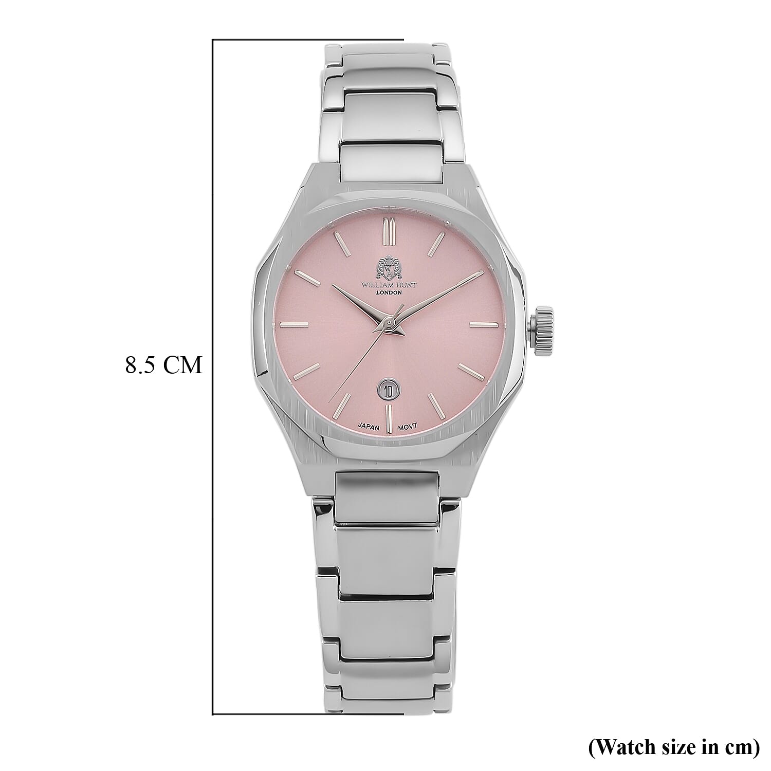 William Hunt Watch Pure White Stainless Steel