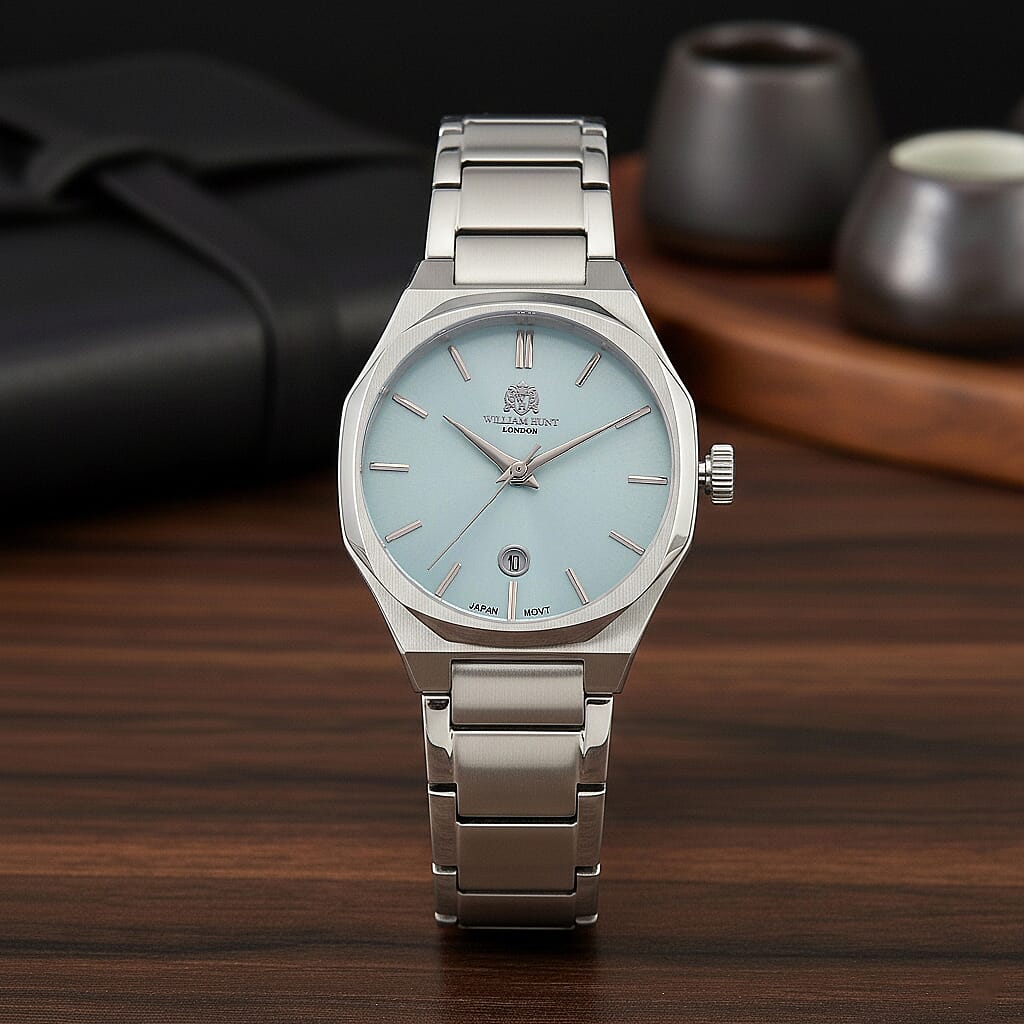 William Hunt Watch Pure White Stainless Steel