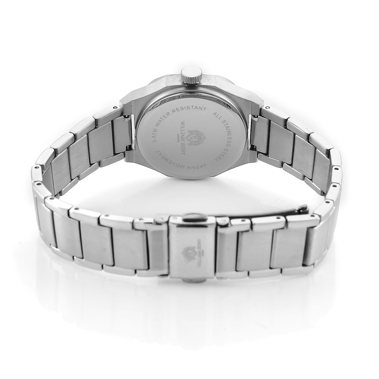 William Hunt Watch Pure White Stainless Steel