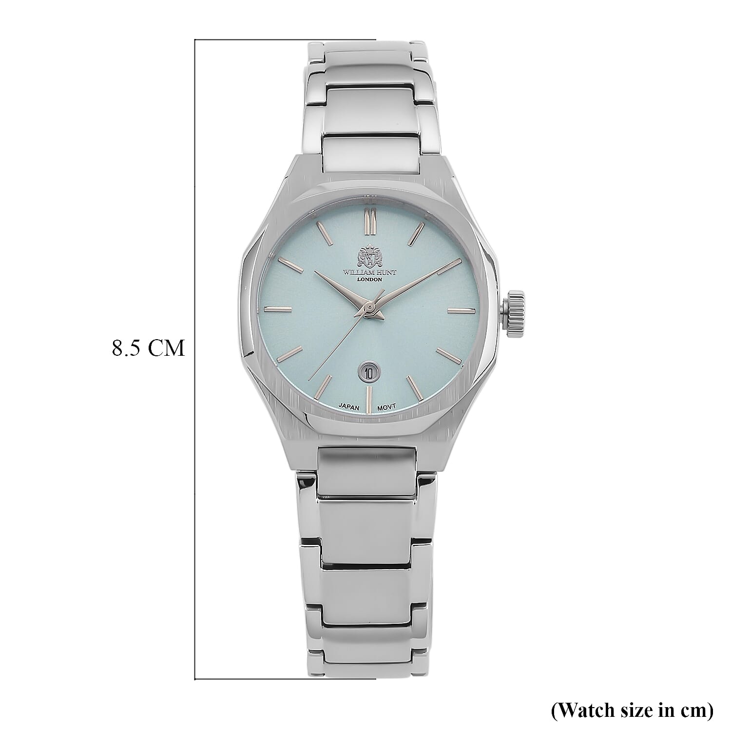 William Hunt Watch Pure White Stainless Steel