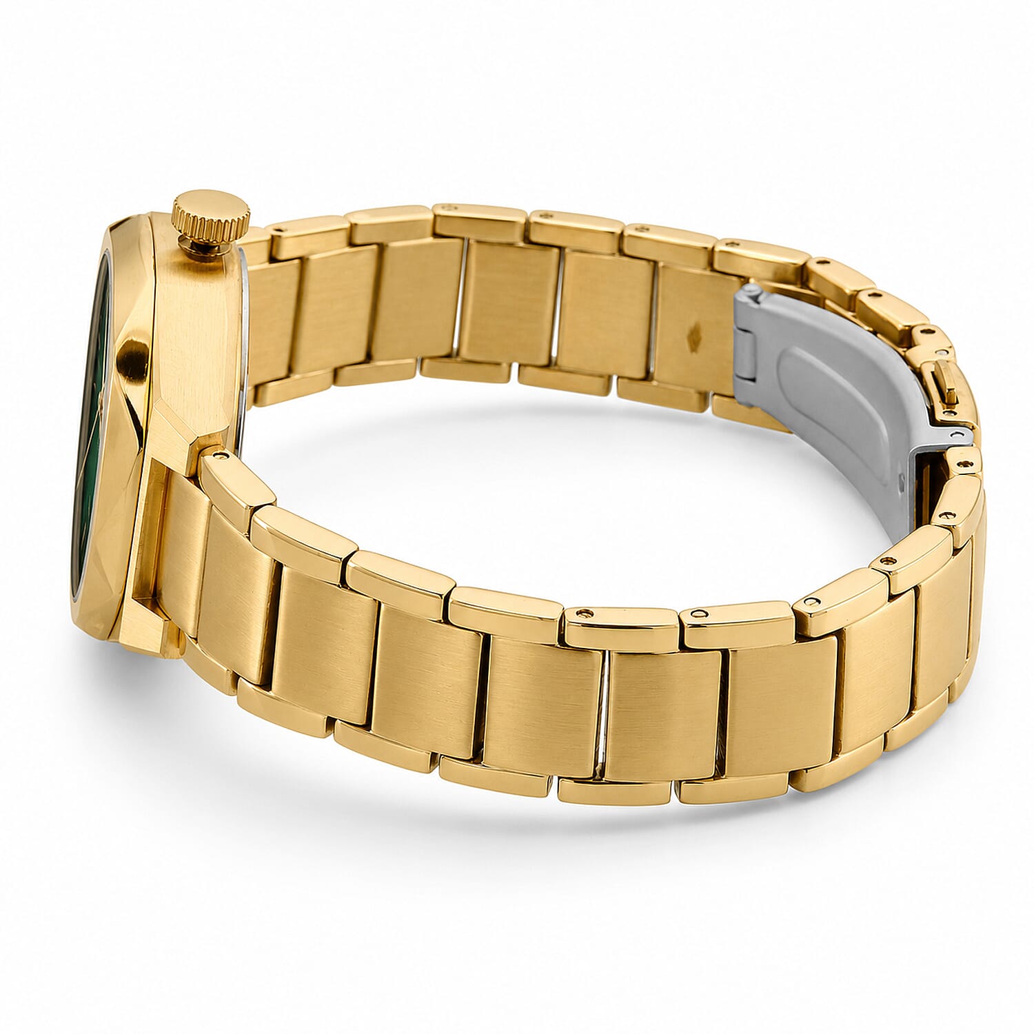 William Hunt Miyota Japanese Movement With Date Function Dark Green Sunray Dial Watch - Green