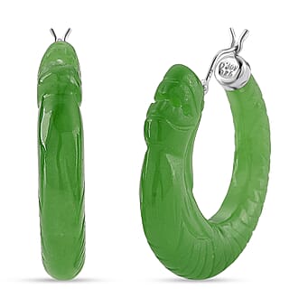 https://tjcuk.sirv.com/Products/84/8/8486545/D-Joy-Green-Jade-Beads-Earring-with-Clasp-in-Rhodium-Overlay-Sterling-_8486545.jpg?w=342&h=342