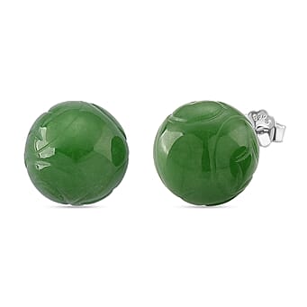 https://tjcuk.sirv.com/Products/84/8/8486550/D-Joy-Green-Jade-Beads-Earring-with-Push-Back-in-Rhodium-Overlay-Sterl_8486550.jpg?w=342&h=342