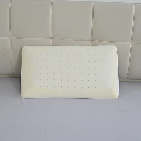 Memory Foam Aroma Lavender Infused Pillow - Breathable - Aroma Lasts 2-4 Months (Size 70x40x10 cm) - White
