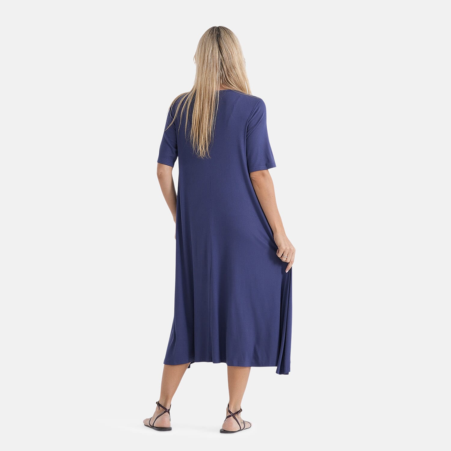 La Marey Stretch Jersey Dress With Side Pockets