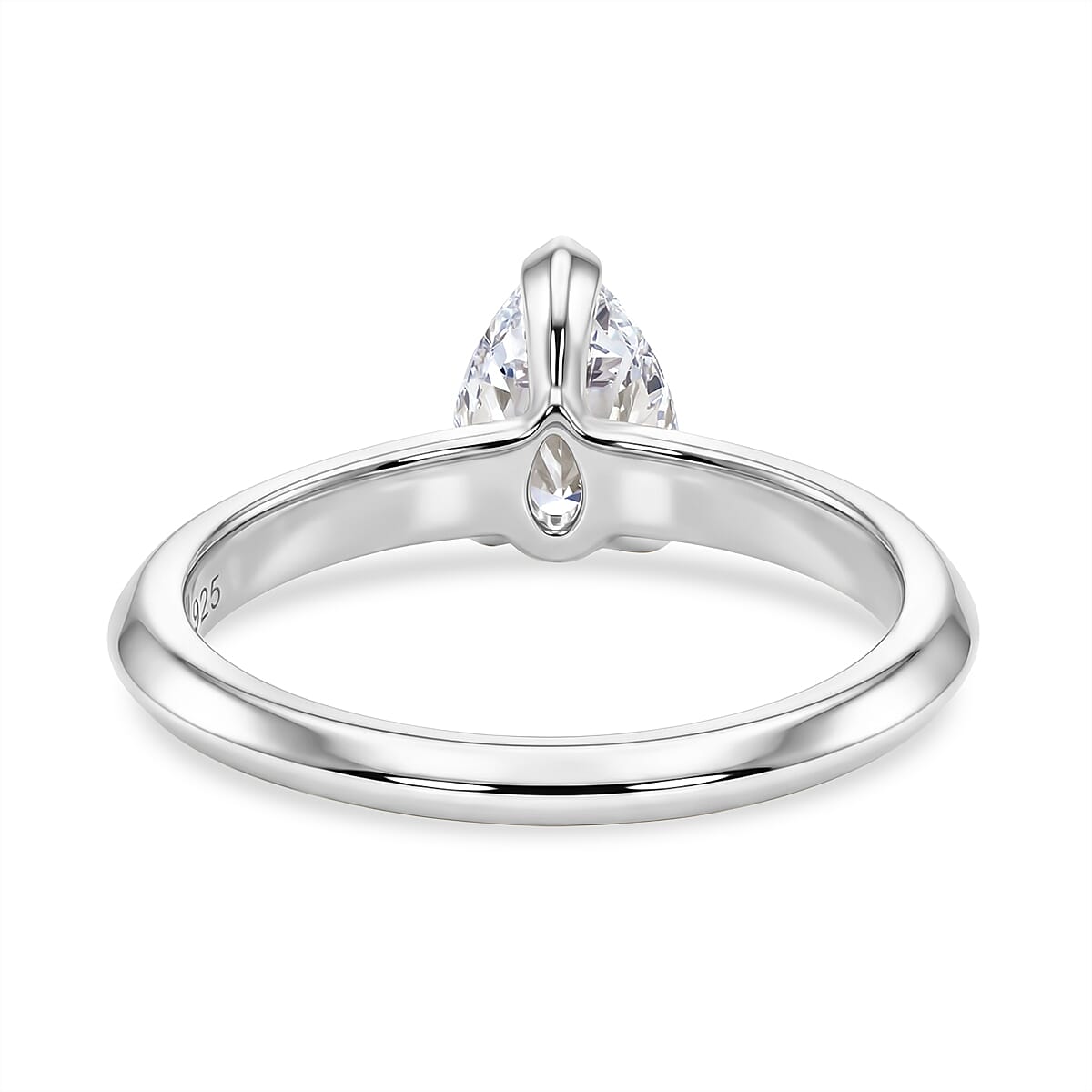 Rachel Galley Lab Grown Diamond Ring in Rhodium OverlaySterling Silver  1.020  Ct.