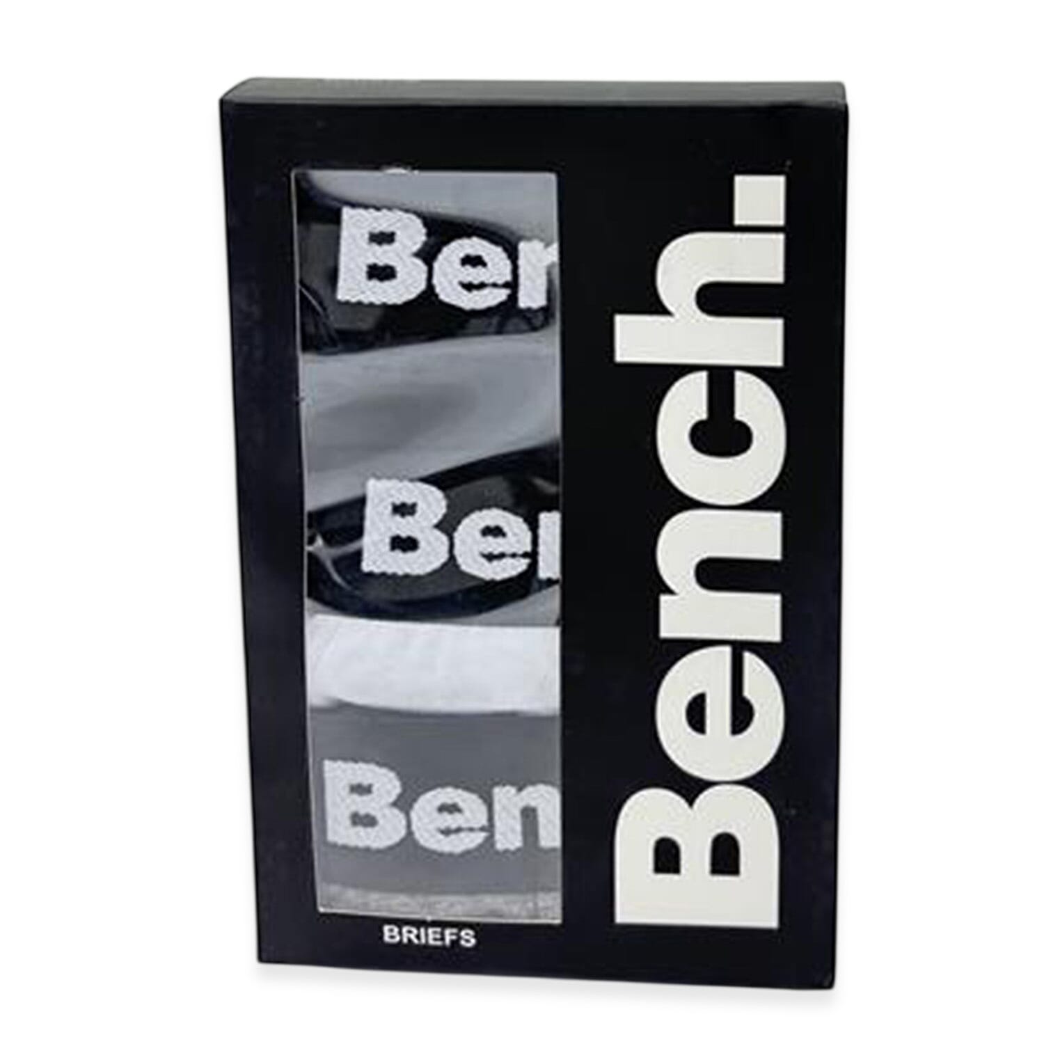 Bench 3 Pack Mens Cotton Blend Breathable Briefs