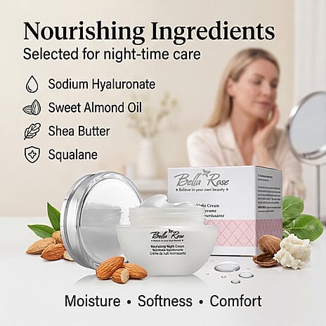 Bella Rose Nourishing Night Cream - 50ml