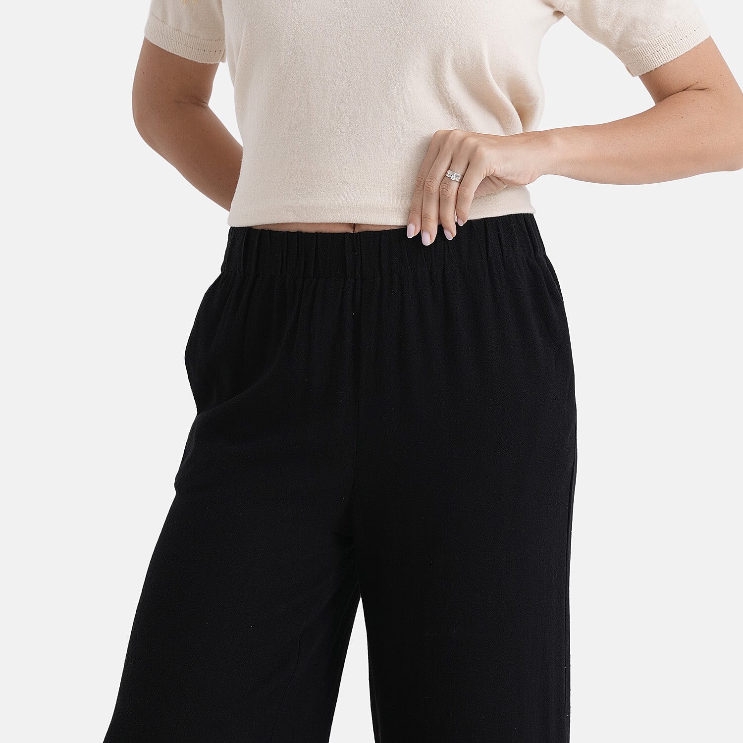 & Maisi Solid Jean and Pant/Trouser