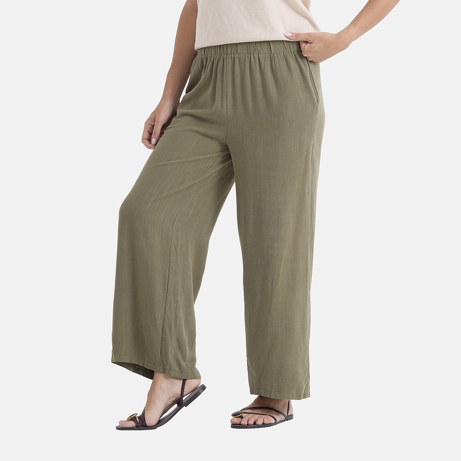 & Maisi Solid Jean and Pant/Trouser