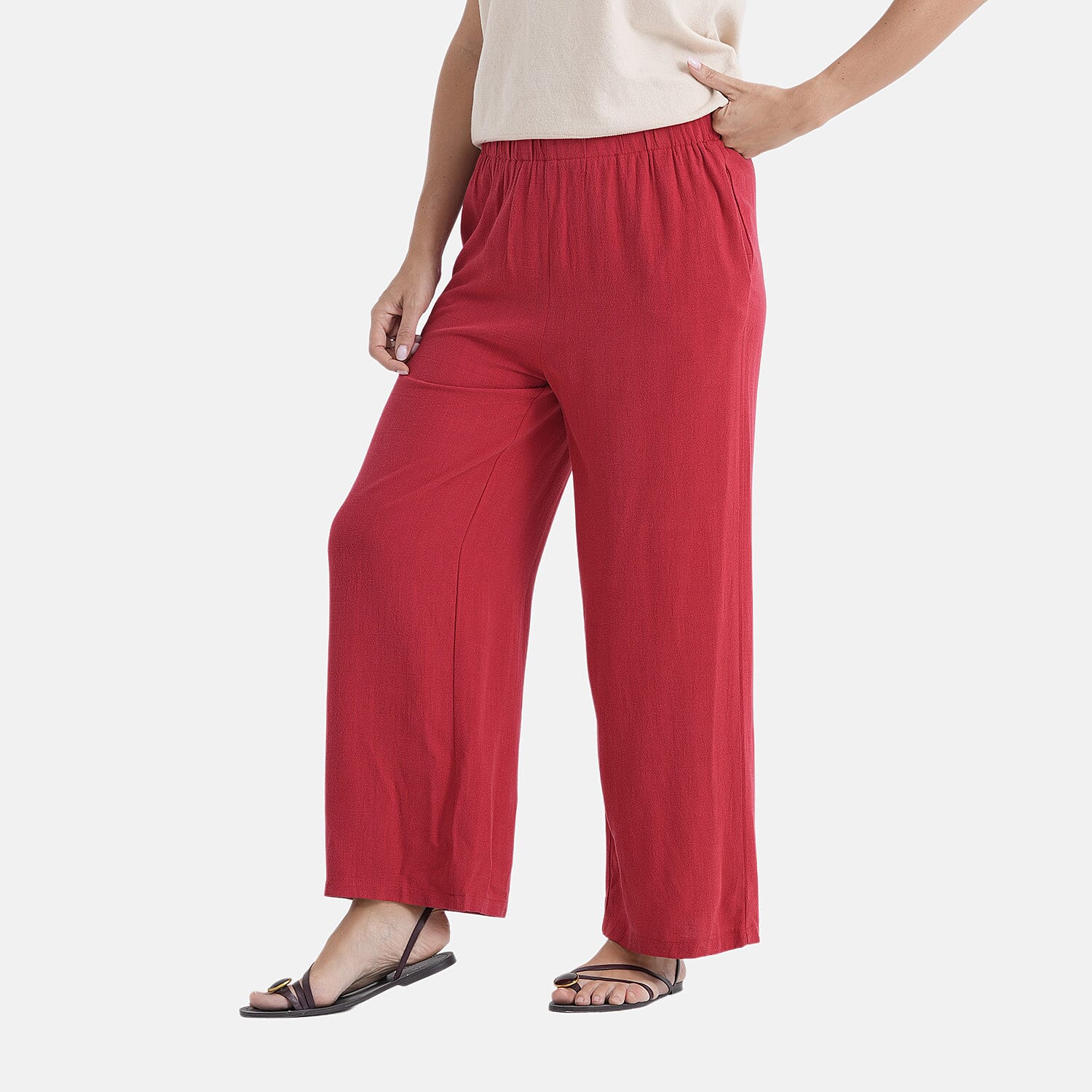& Maisi Solid Jean and Pant/Trouser