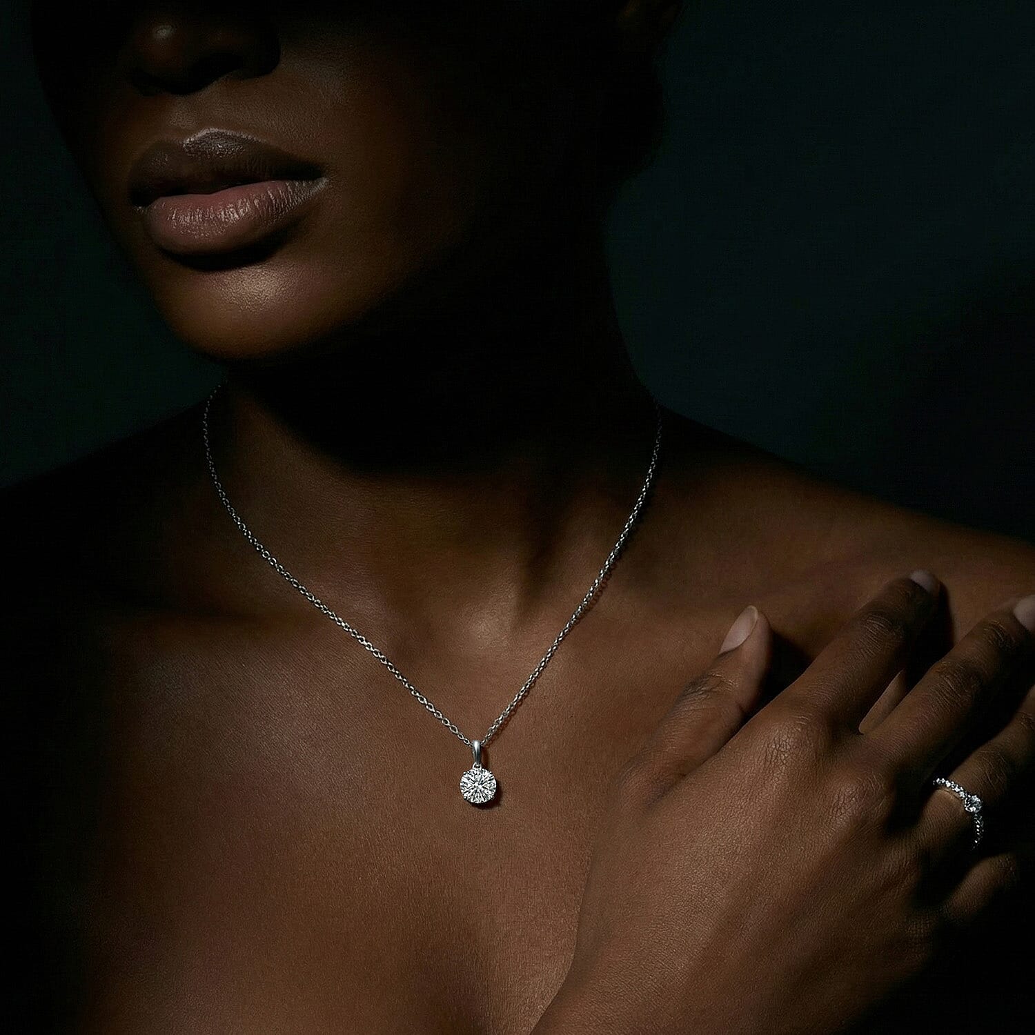 THE PERFECT DIAMOND - 950 Platinum IGI Certified Internally Flawless D Colour Lab Grown Diamond Pendant 1.03 Cts