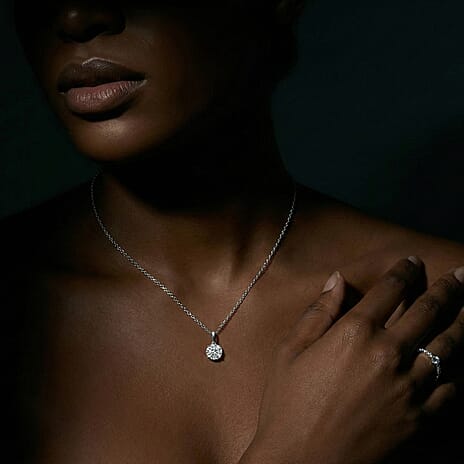 THE PERFECT DIAMOND - 950 Platinum IGI Certified Internally Flawless D Colour Lab Grown Diamond Pendant 1.03 Cts