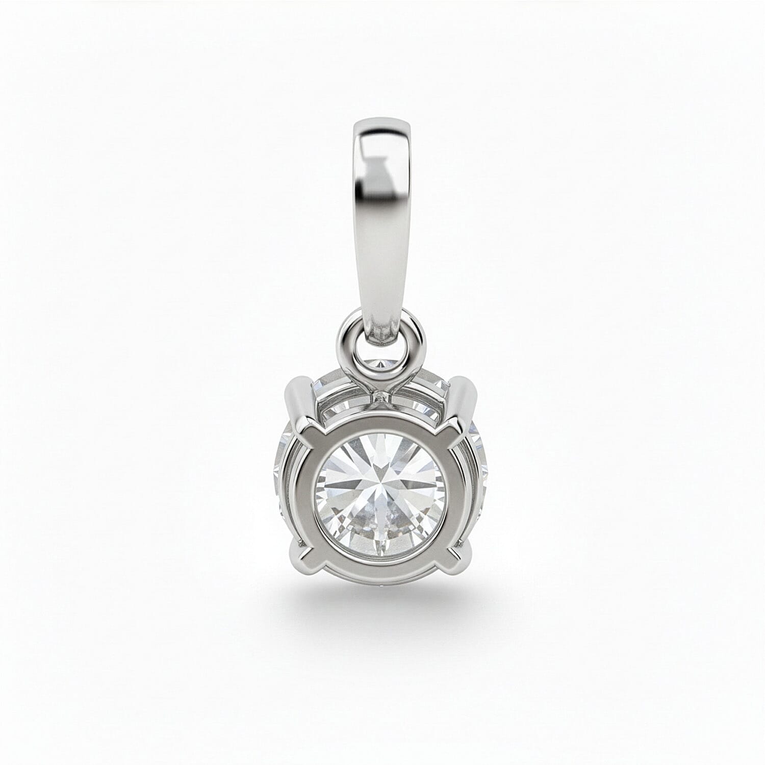 THE PERFECT DIAMOND - 950 Platinum IGI Certified Internally Flawless D Colour Lab Grown Diamond Pendant 1.03 Cts
