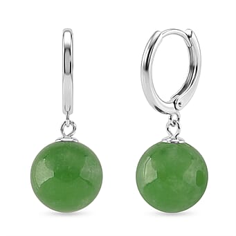 https://tjcuk.sirv.com/Products/84/9/8497947/D-Joy-Green-Jade-Beads-Hoop-Earring-in-Rhodium-Overlay-Sterling-Silver_8497947.jpg?w=342&h=342