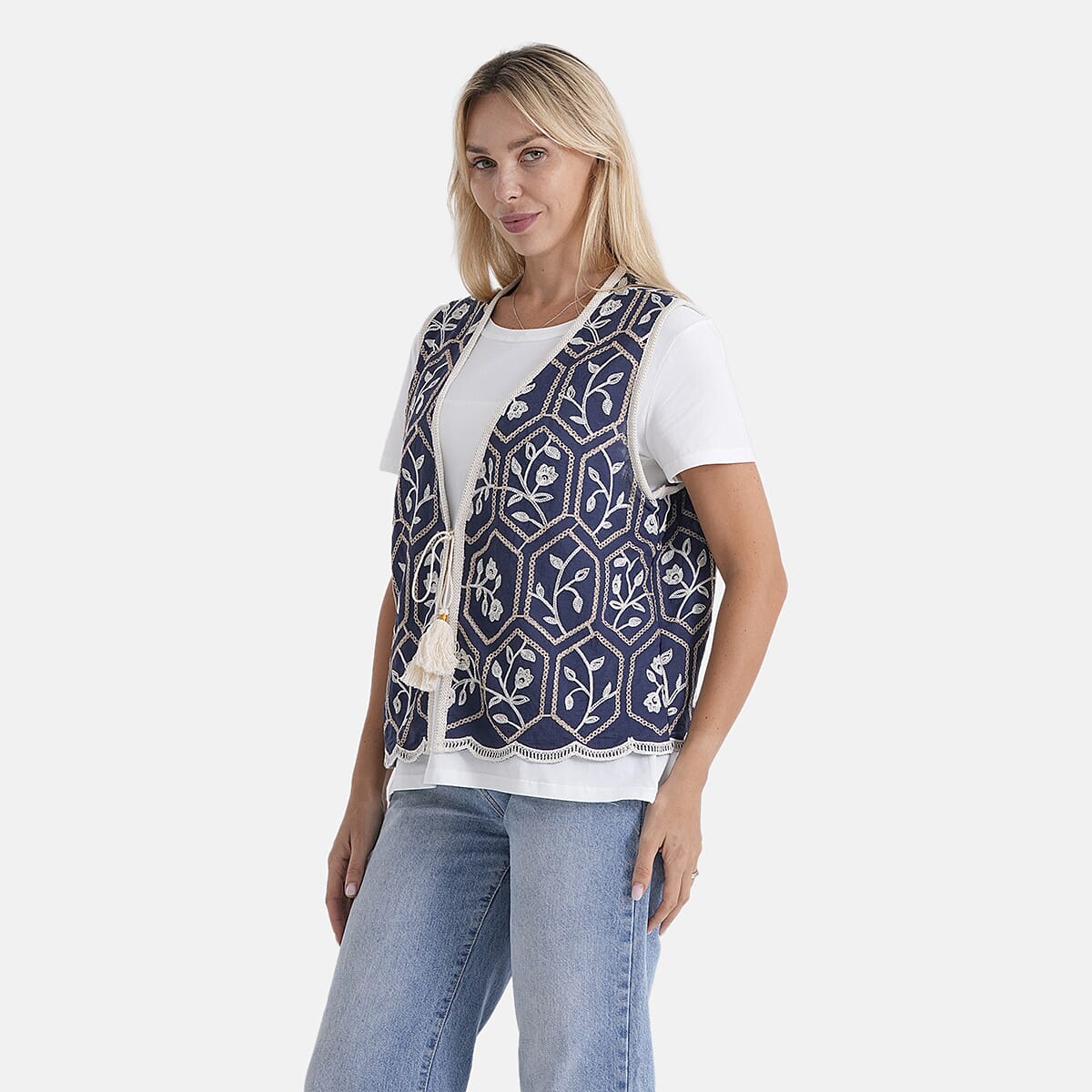 La Marey Embroidery Vest