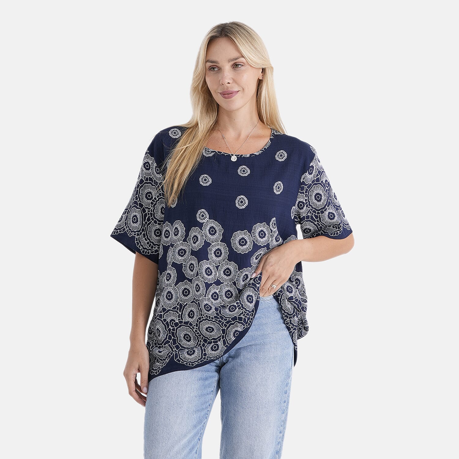 La Marey Printed Blouse