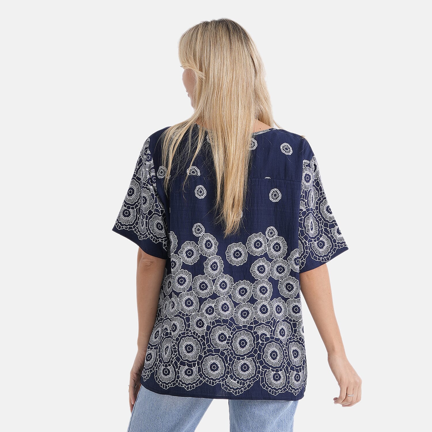 La Marey Printed Blouse