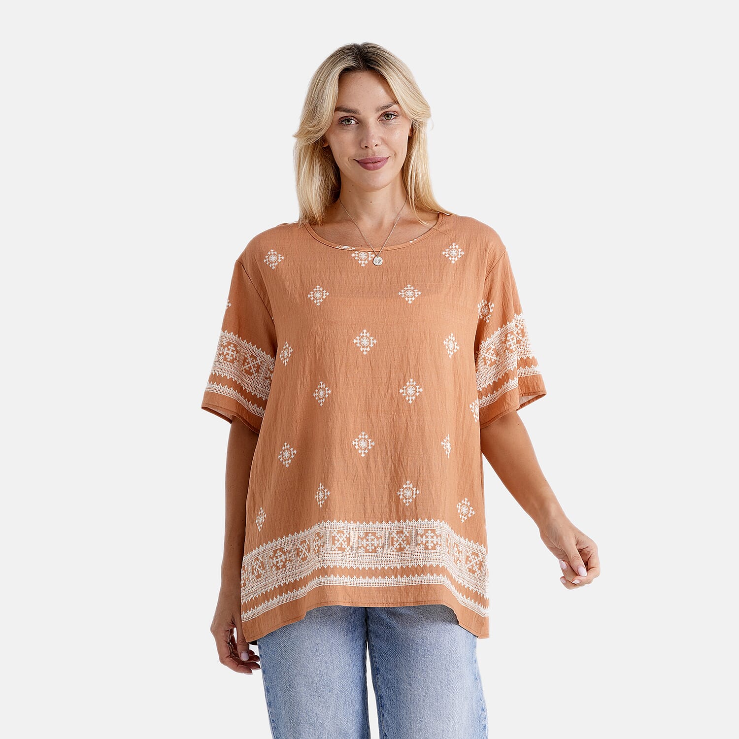 La Marey Printed Blouse