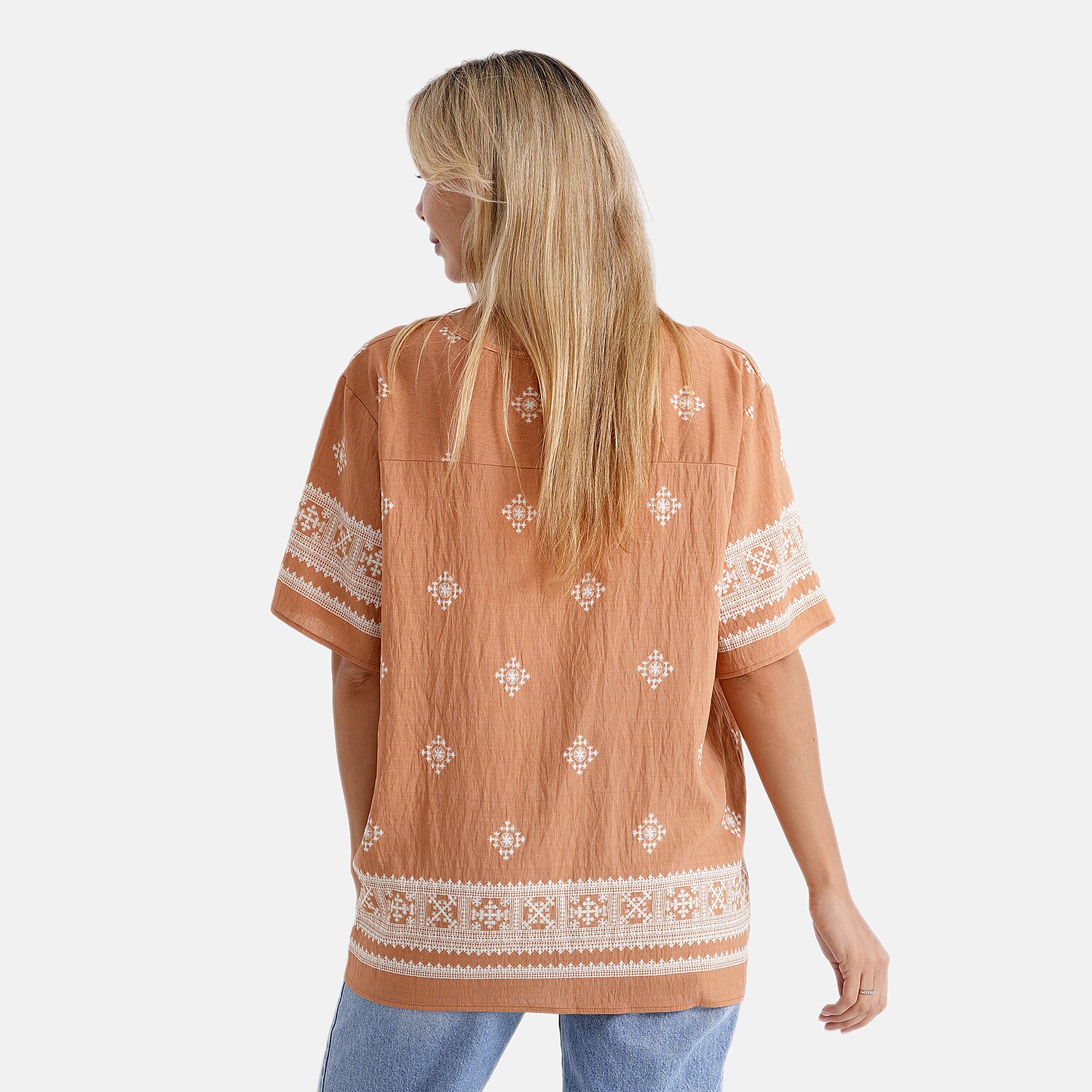 La Marey Printed Blouse