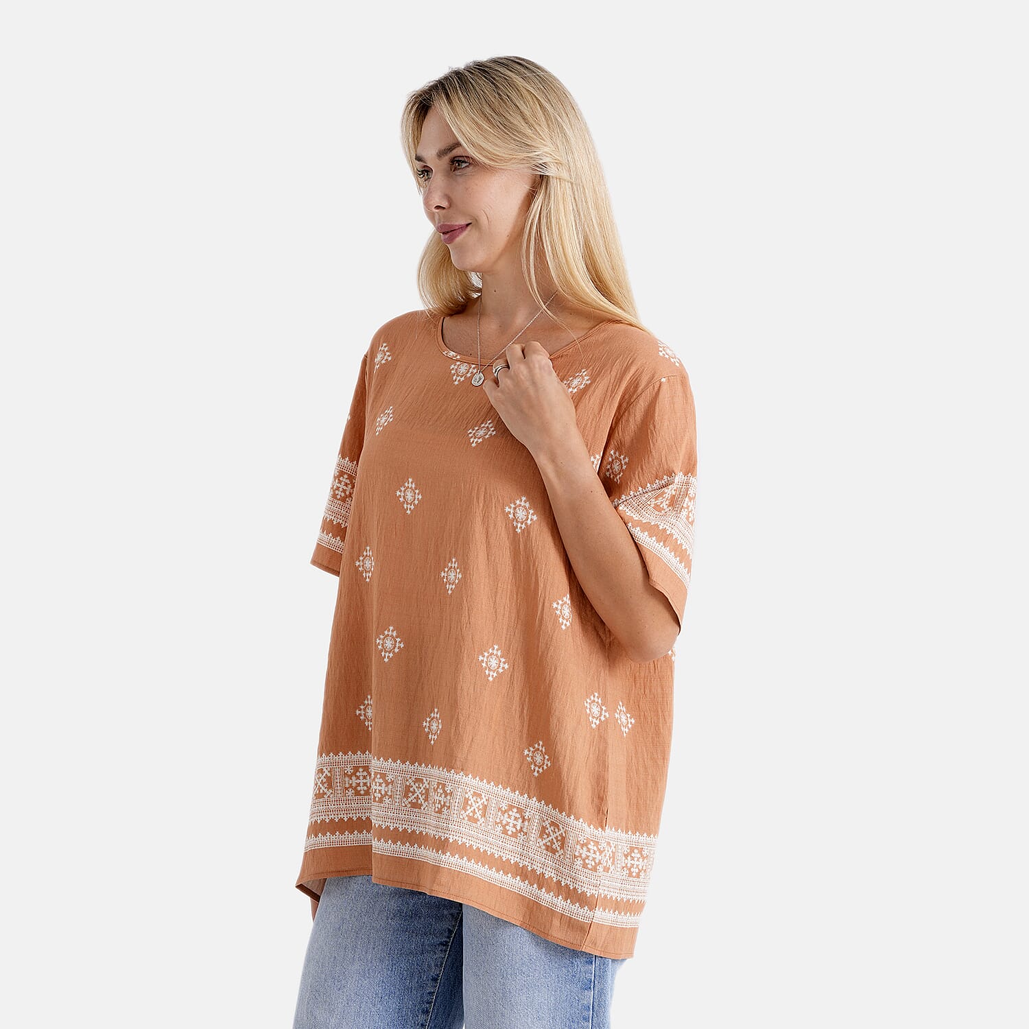 La Marey Printed Blouse