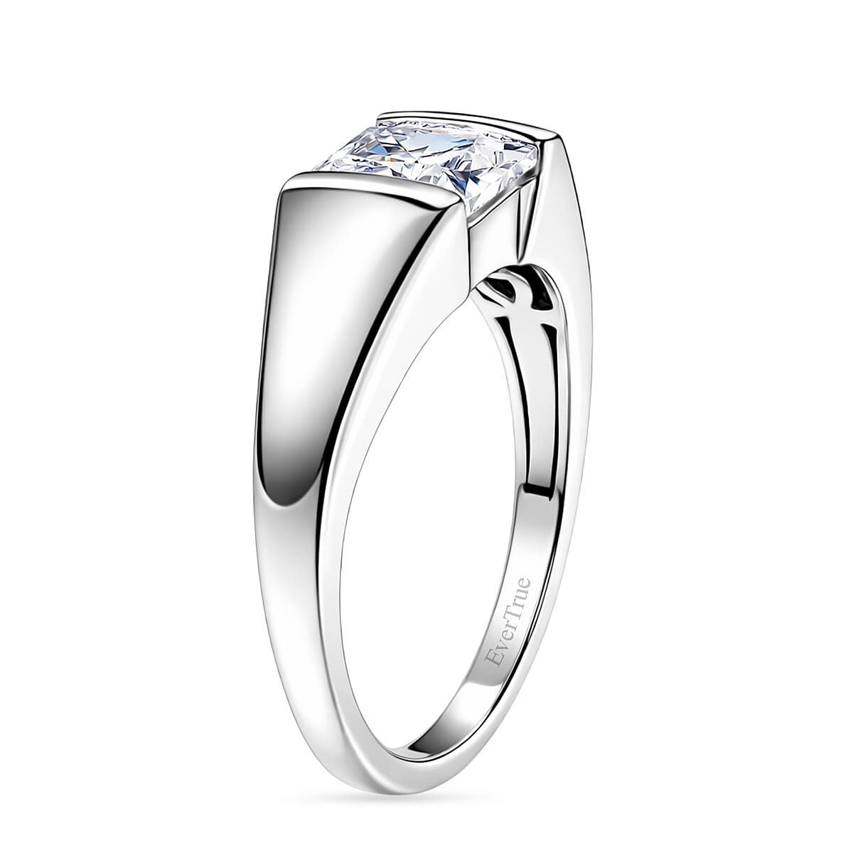 EverTrue White Cubic Zirconia Band Ring 1.805 Ct.