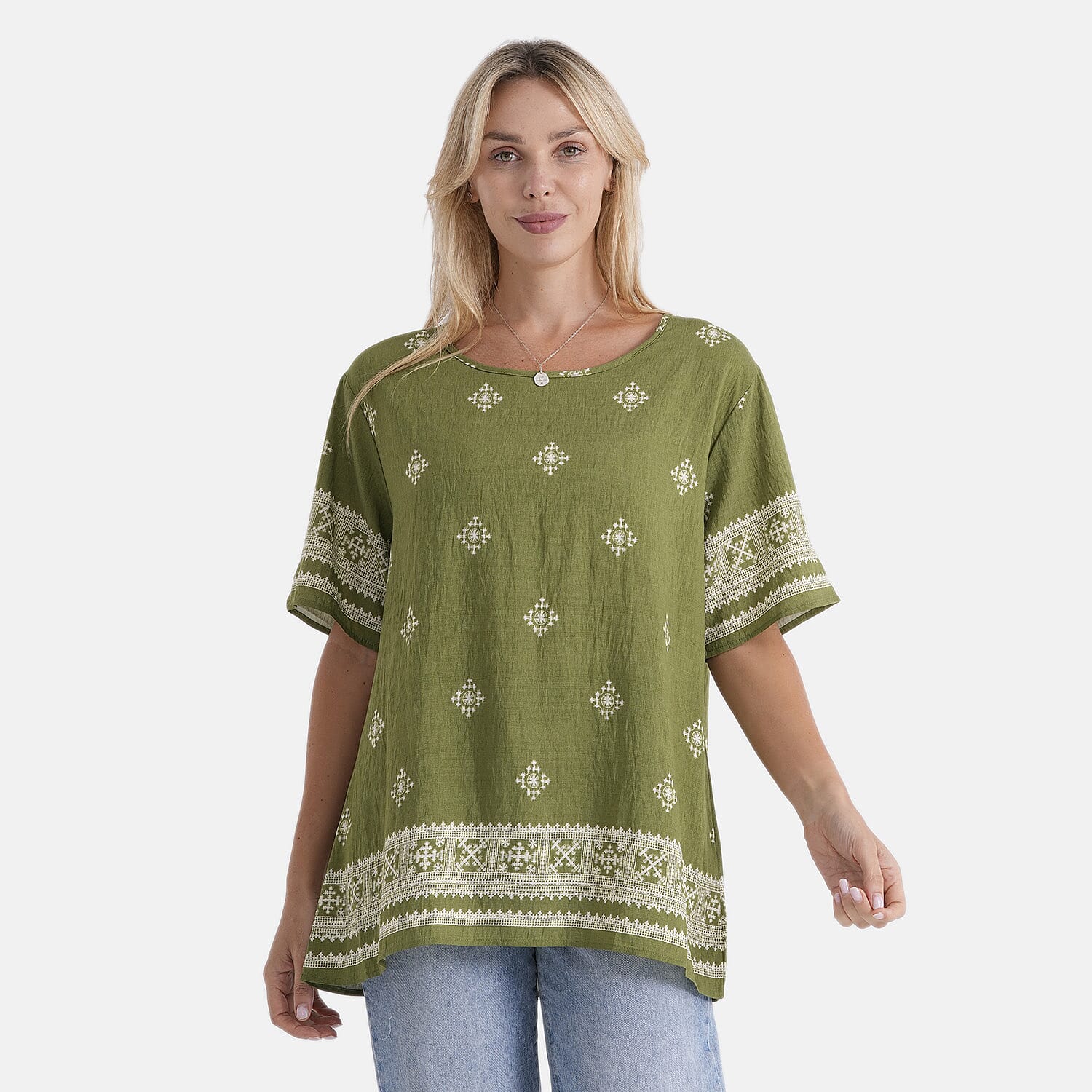 La Marey Printed Blouse