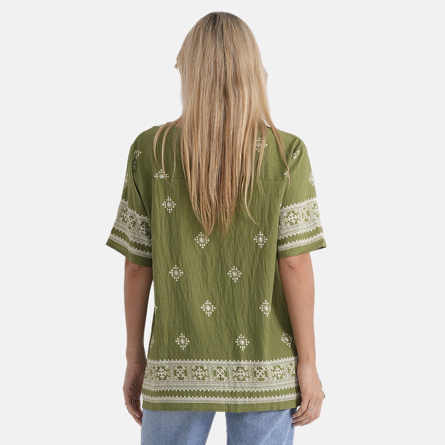 La Marey Printed Blouse