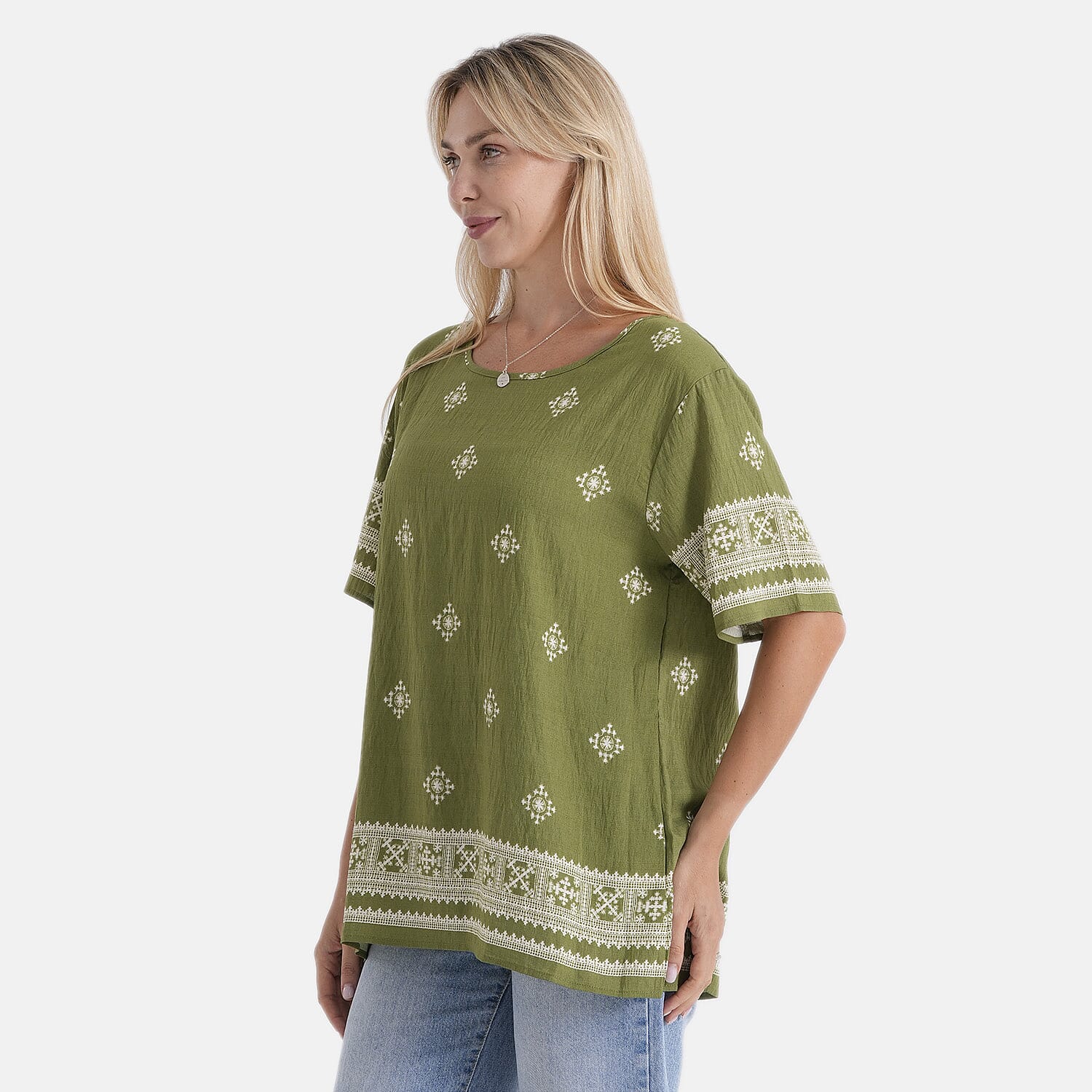 La Marey Printed Blouse