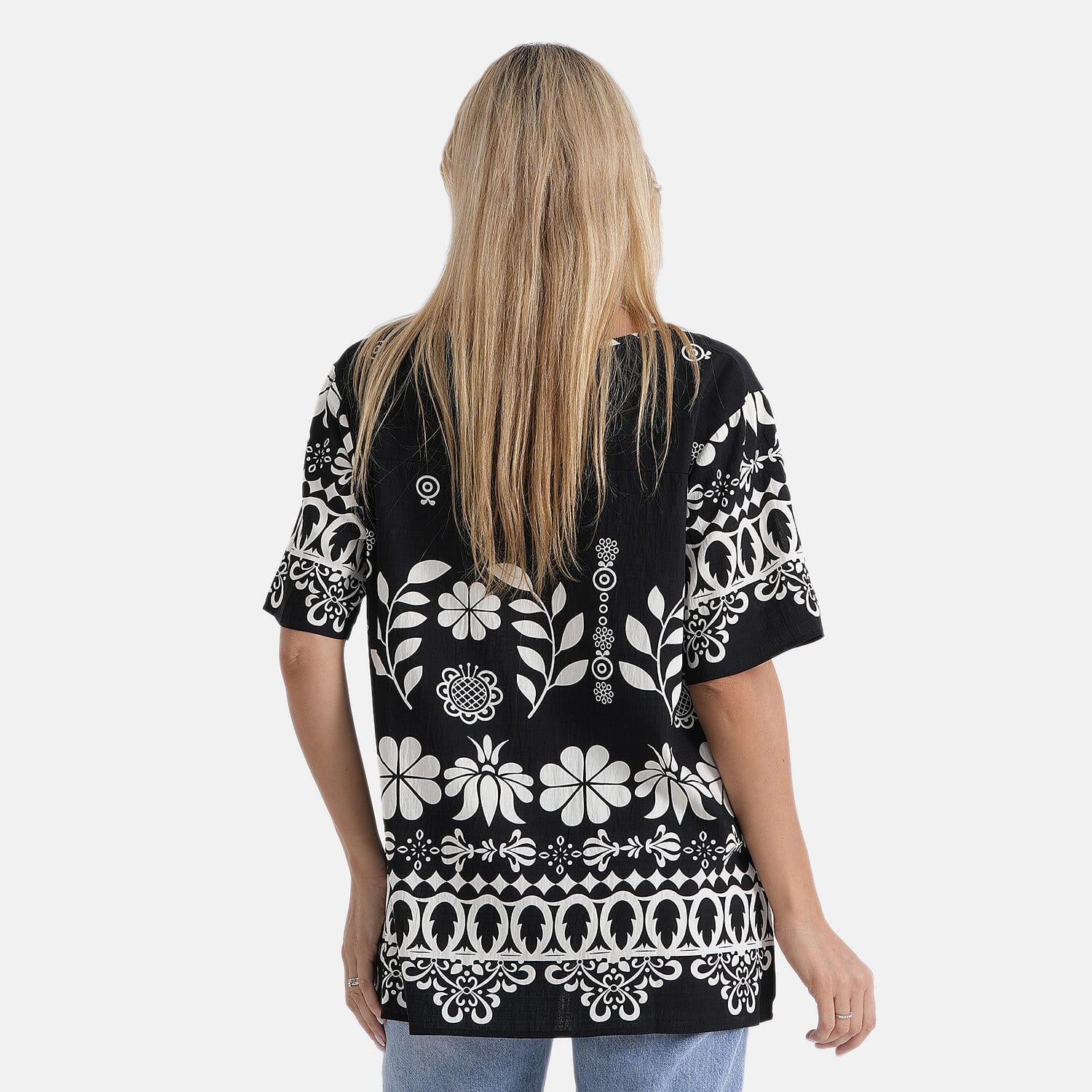 La Marey Printed Blouse