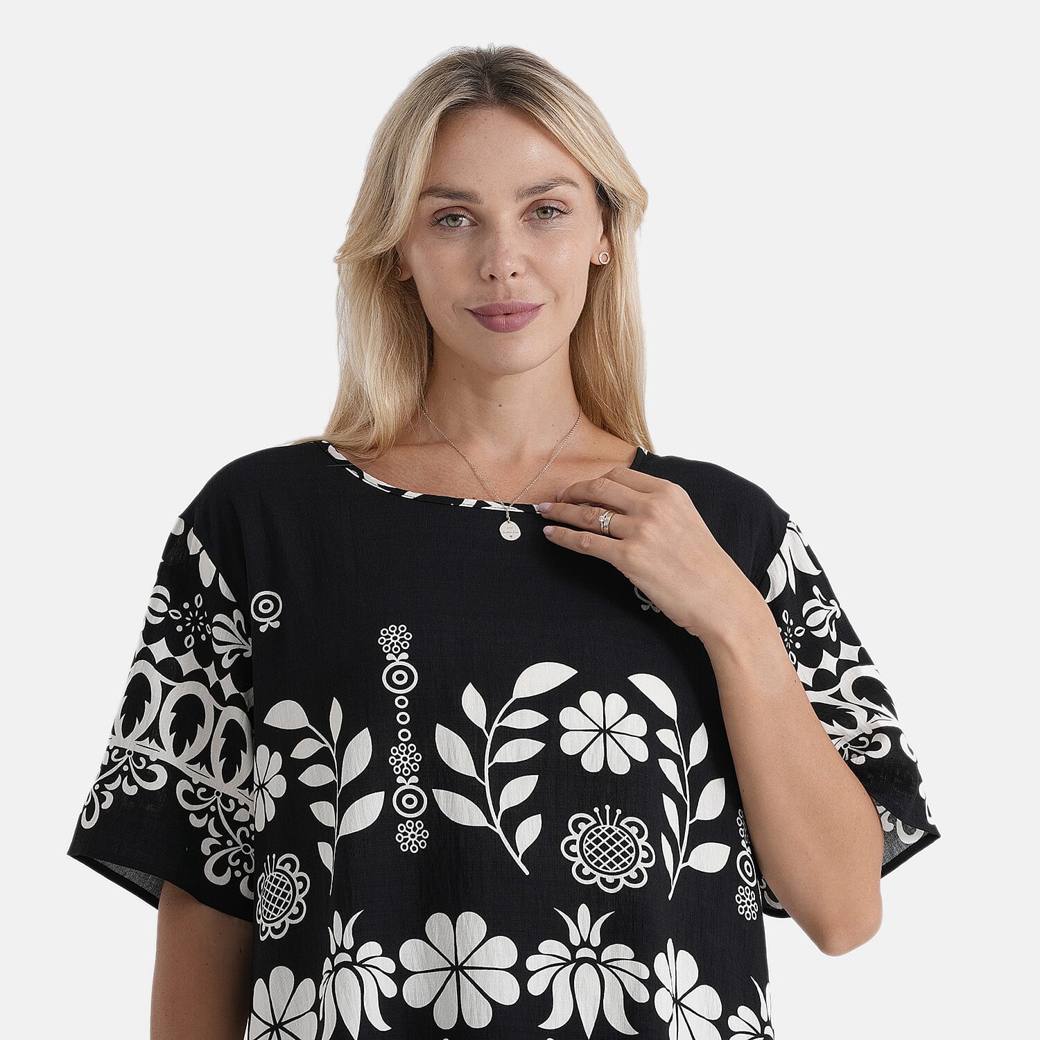 La Marey Printed Blouse